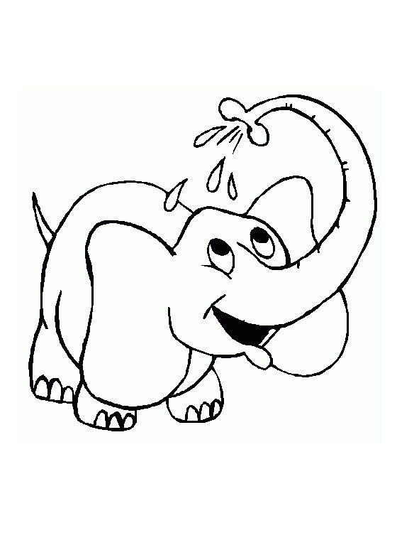 Printable Coloring Pages For Kids Animals
 Kids Page Elephant Coloring Pages