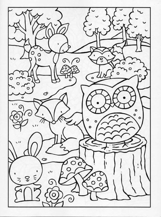 Printable Coloring Pages For Kids Animals
 Pin by Mallory Gribble on PreK