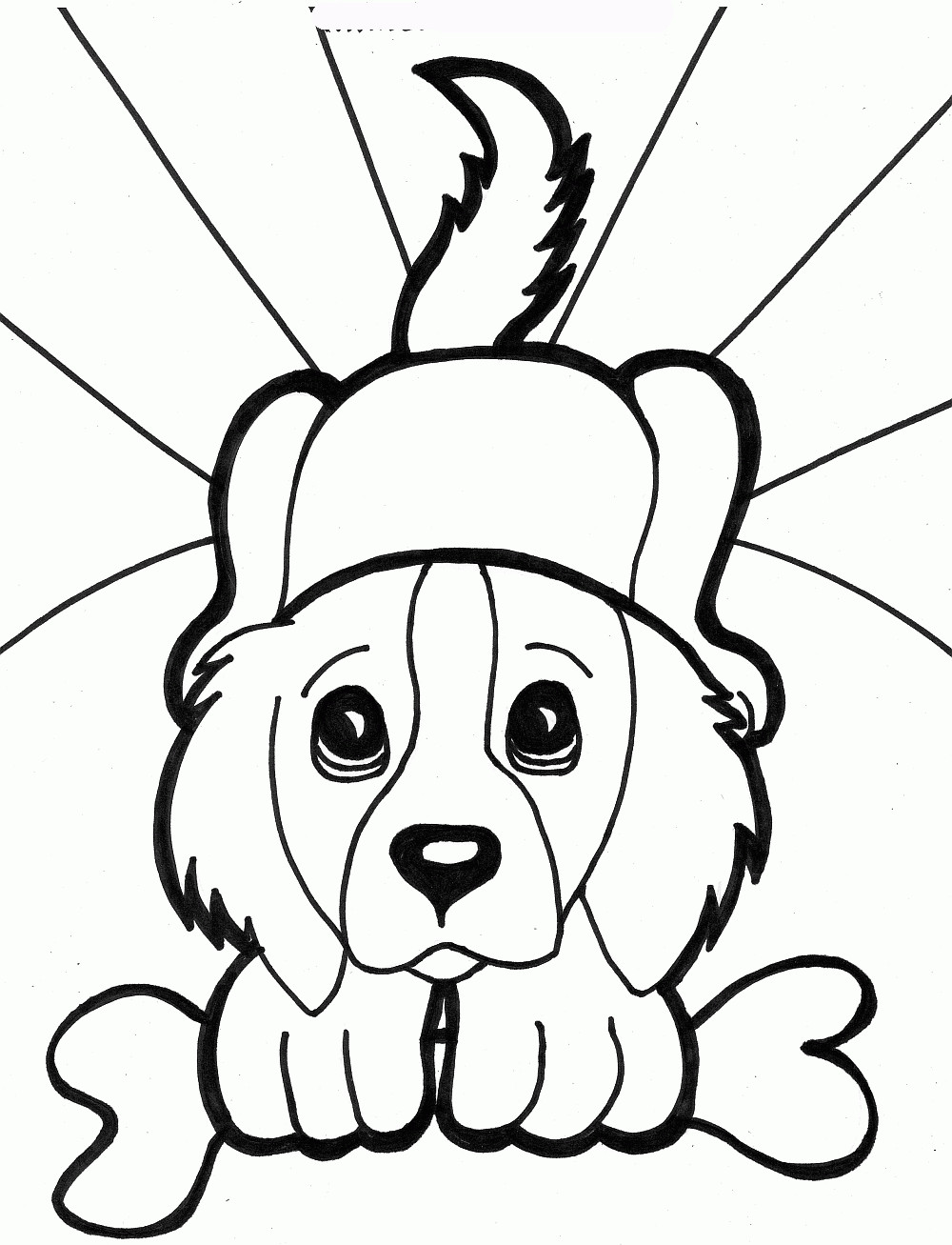 Printable Coloring Pages Of Dogs
 Printable Dogs Coloring Pages To Kids