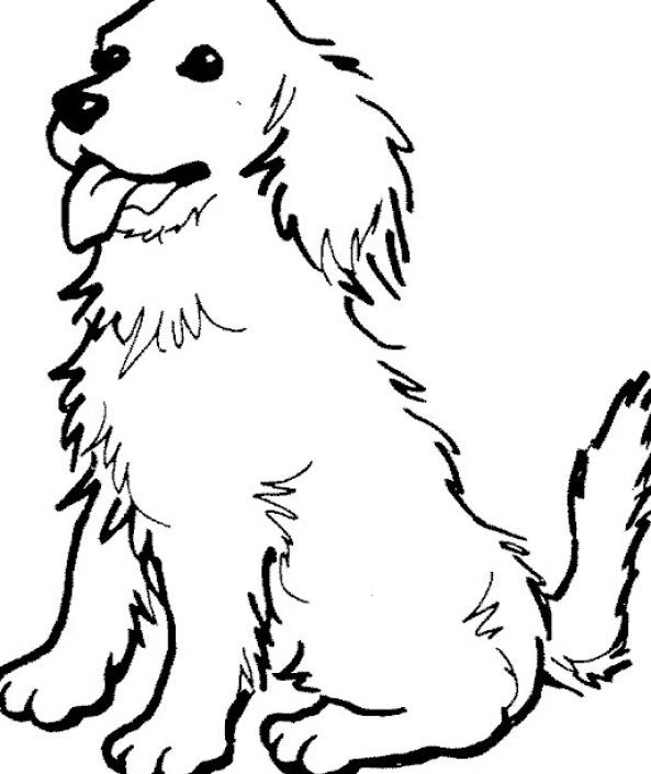 Printable Coloring Pages Of Dogs
 Puppy Cute Puppy Coloring Pages