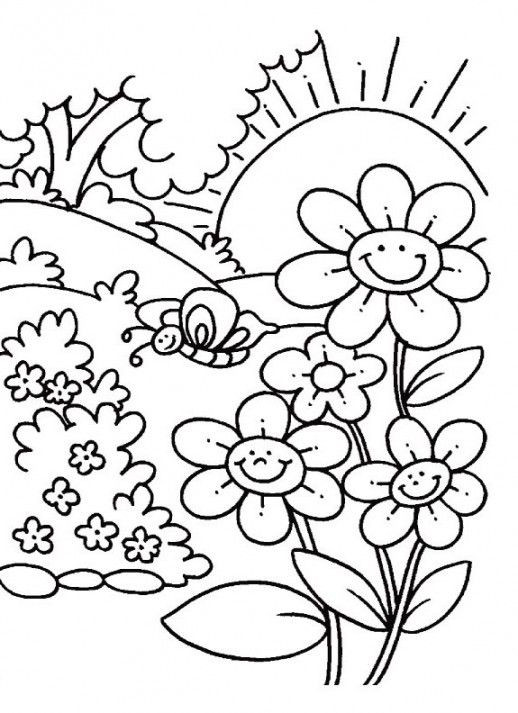 Printable Flower Coloring Pages For Kids
 Coloring Books for Babies