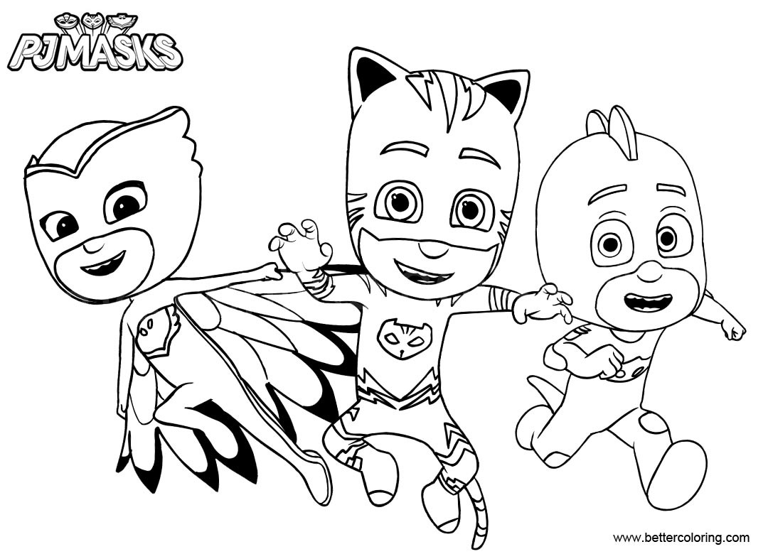 Printable Pj Mask Coloring Pages
 Catboy from PJ Masks Coloring Pages Free Printable