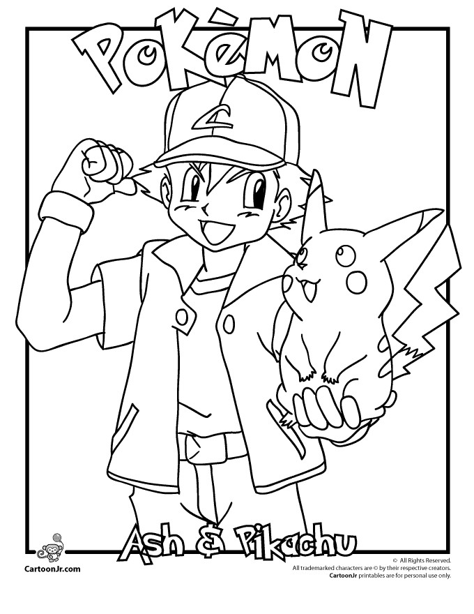 Printable Pokemon Coloring Pages
 Pokemon Coloring Pages