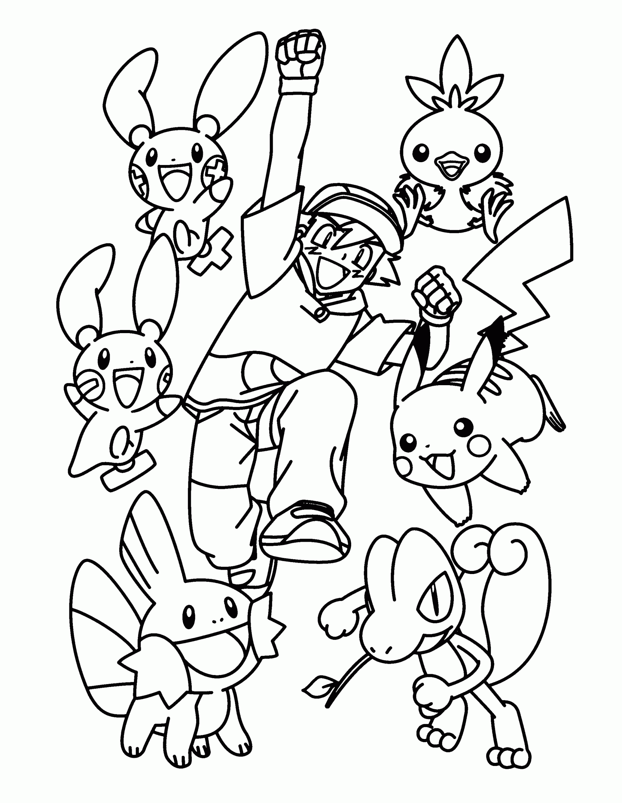 Printable Pokemon Coloring Pages
 Coloring Page Pokemon advanced coloring pages 1