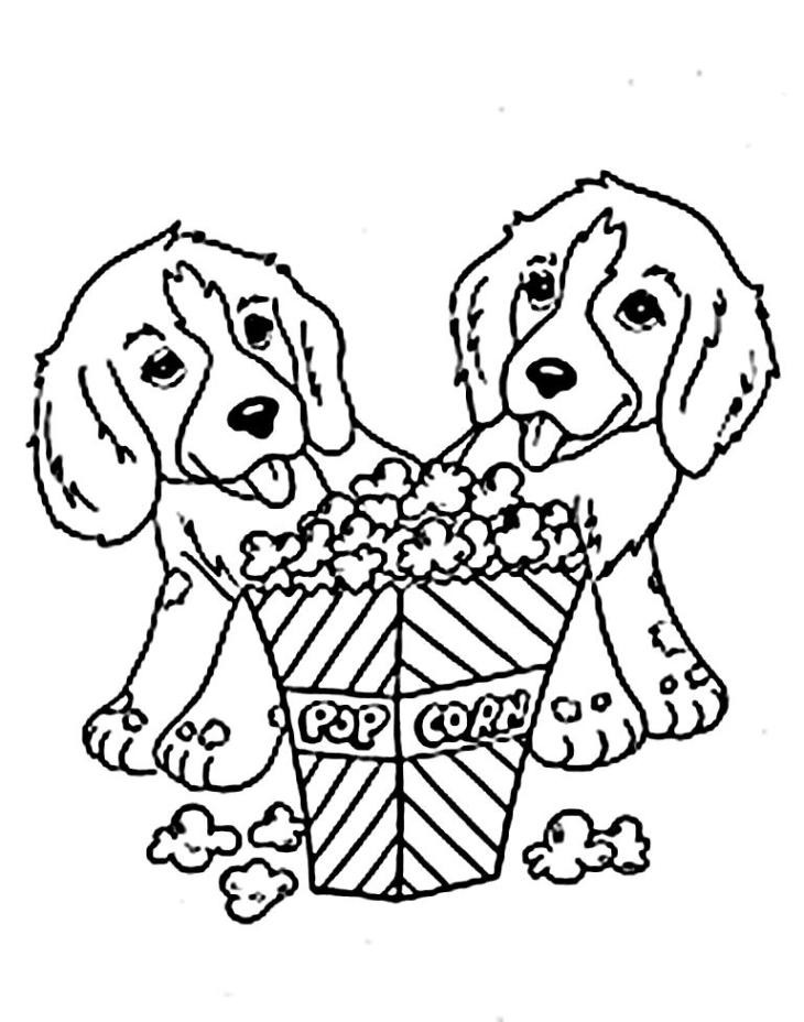 Printable Puppy Coloring Pages
 Cute Puppy Coloring Pages For Kids – Free Printable