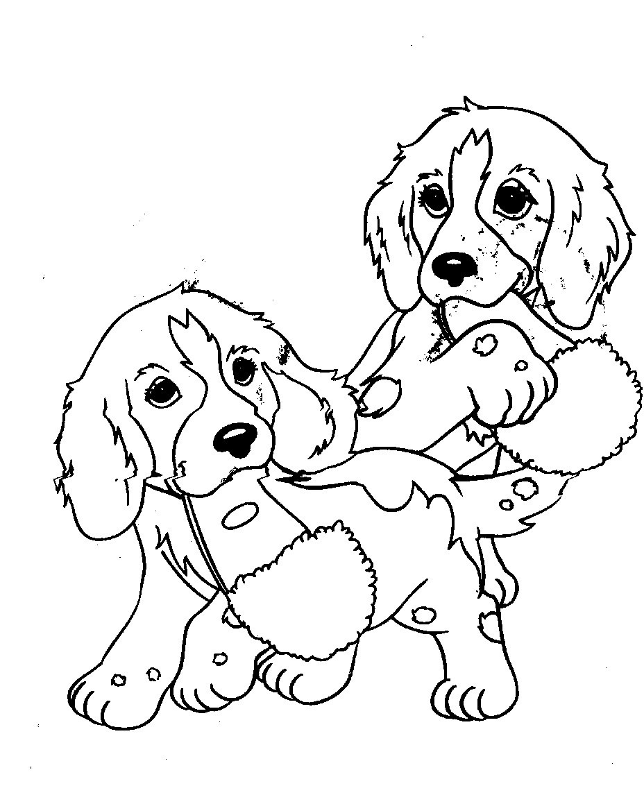 Printable Puppy Coloring Pages
 Free Printable Puppies Coloring Pages For Kids