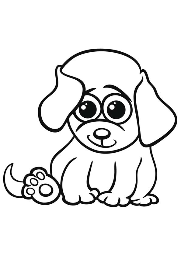 Printable Puppy Coloring Pages
 Free Printable Dogs and Puppies Coloring Pages for Kids