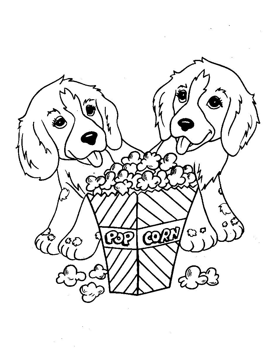 Printable Puppy Coloring Pages
 Free Printable Dog Coloring Pages For Kids