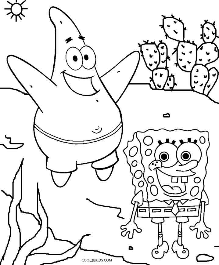 Printable Spongebob Coloring Pages
 Printable Spongebob Coloring Pages For Kids