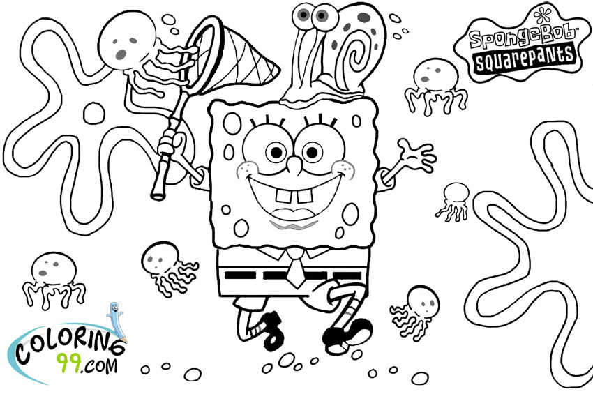 Printable Spongebob Coloring Pages
 Spongebob Squarepants Coloring Pages