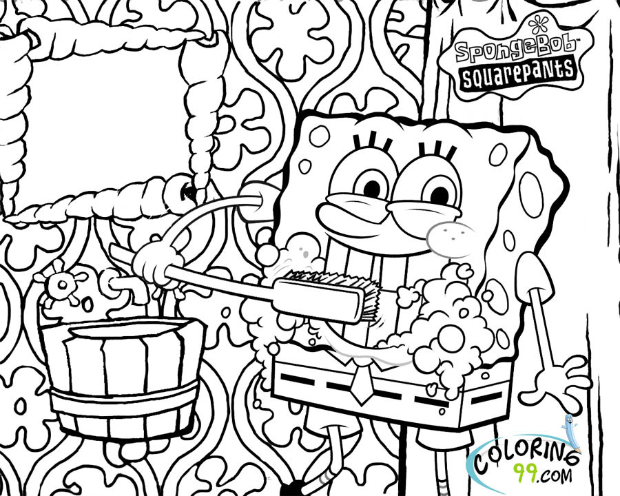 Printable Spongebob Coloring Pages
 August 2013