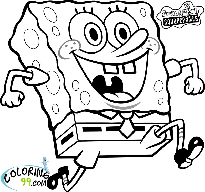Printable Spongebob Coloring Pages
 Spongebob Squarepants Coloring Pages