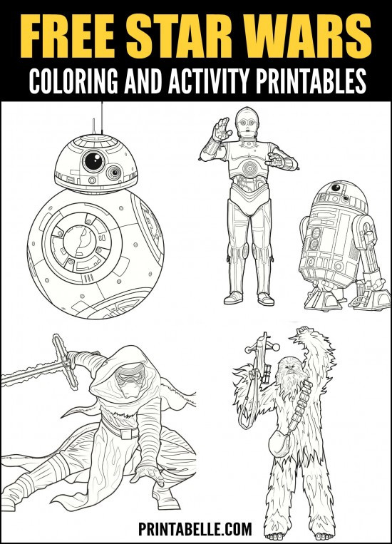 Printable Star Wars Coloring Pages
 Free Star Wars Printable Coloring and Activity Pages