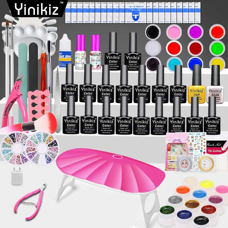 Pro Nail Art Kit
 Aliexpress Buy Yinikiz New Pro Nail Gel Set Nail Art