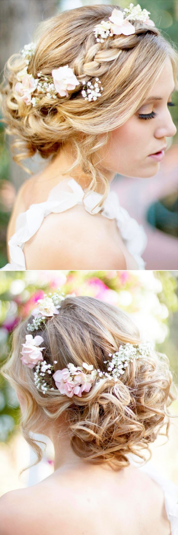 Prom Hairstyle With Flowers
 18 Trending Wedding Hairstyles with Flowers Oh Best Day Ever