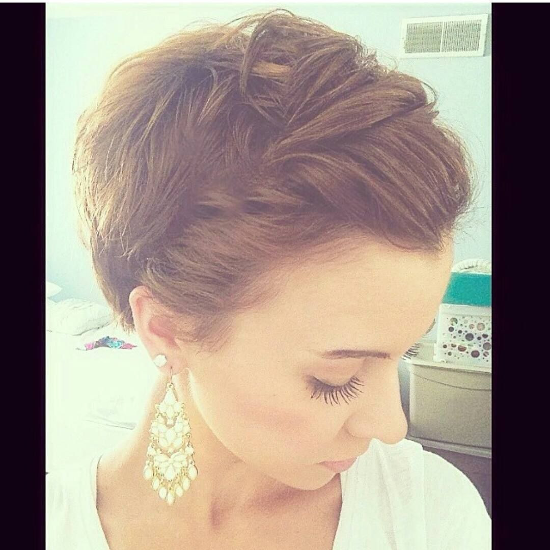 Prom Hairstyles For Pixie Cuts
 Cute pixie style for a wedding or even every day Wish I