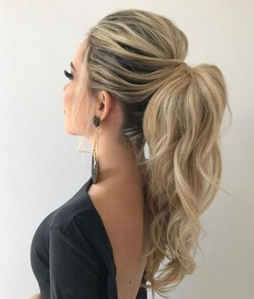 Prom Ponytails Hairstyles
 15 The Most Preferred Long High Pony Hairstyles 2019