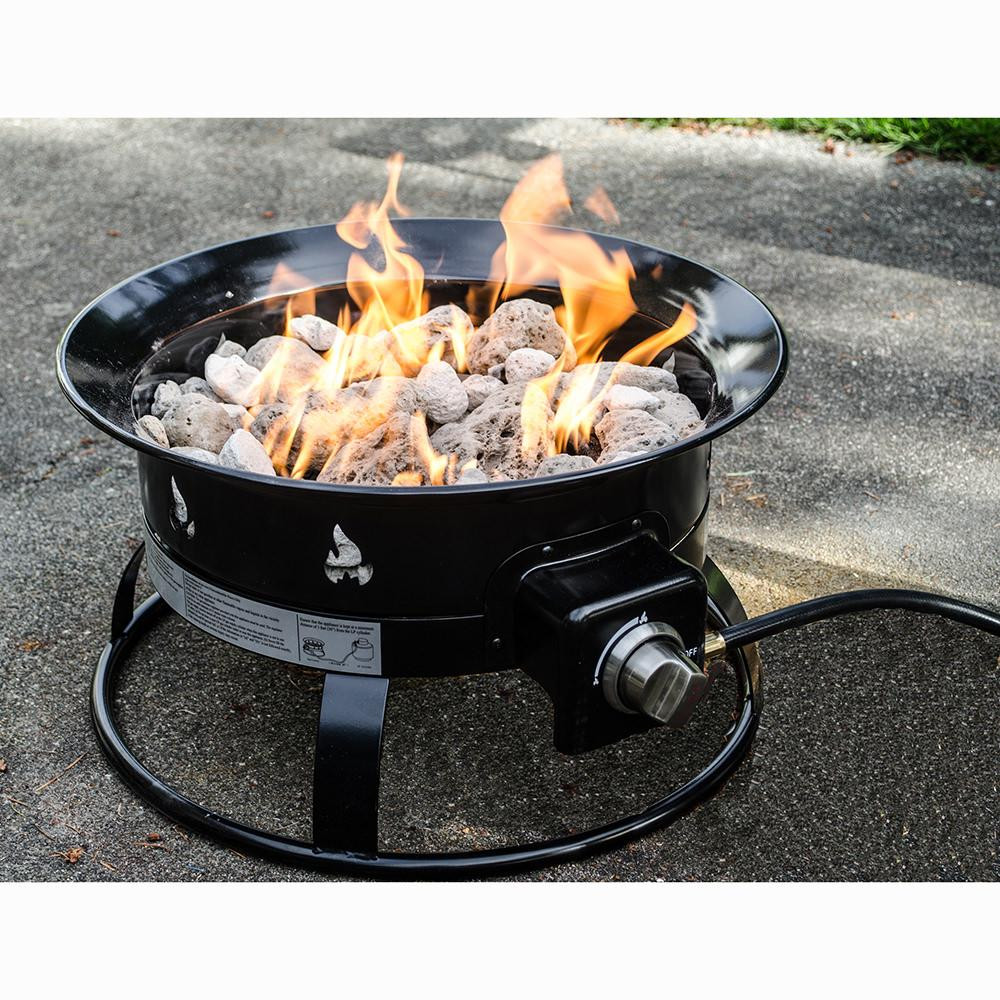 Propane Patio Fire Pit
 Portable Propane Outdoor Fire Pit Heininger 5995 Fire