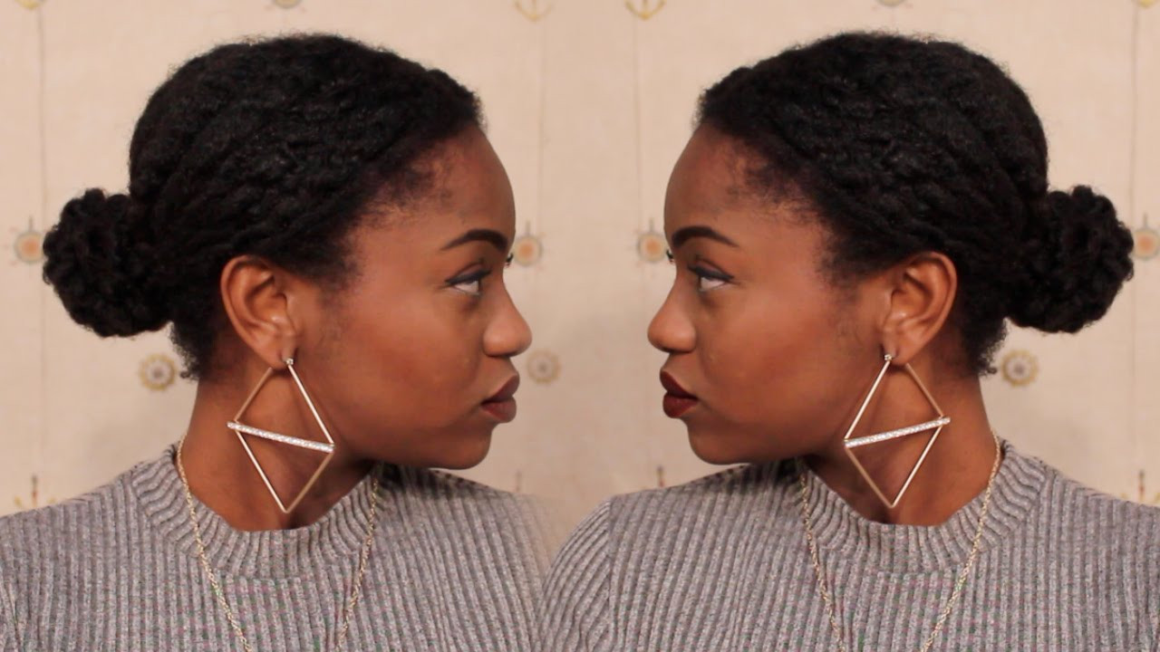 Protective Hairstyles For Natural 4C Hair
 HOW TO Low Textured Bun on 4C Natural Hair Protective