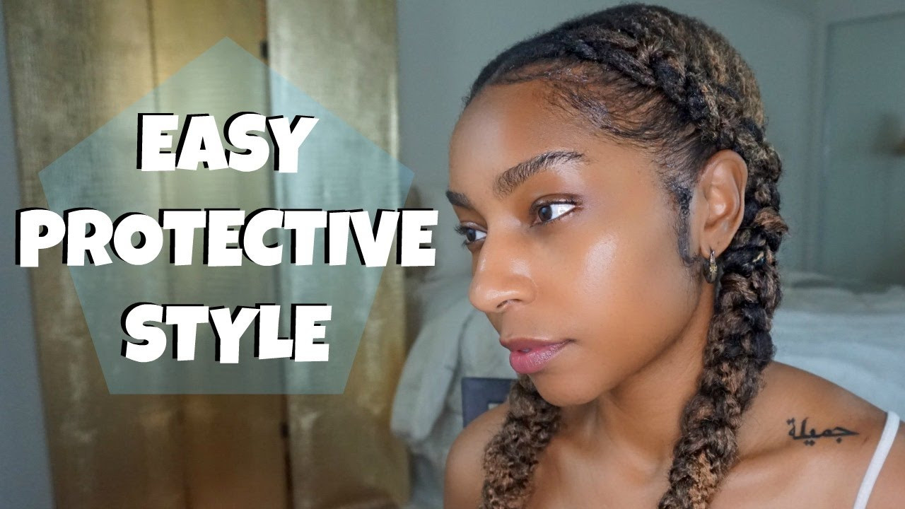 Protective Hairstyles For Natural Hair Growth
 How To Protect Strengthen & Grow Natural Hair Easy