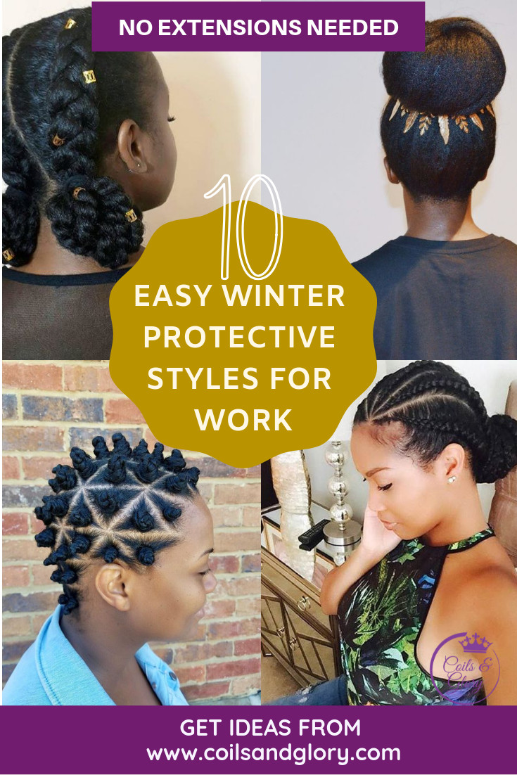 Protective Hairstyles For Natural Hair Growth
 10 Easy Natural Hair Winter Protective Hairstyles For Work