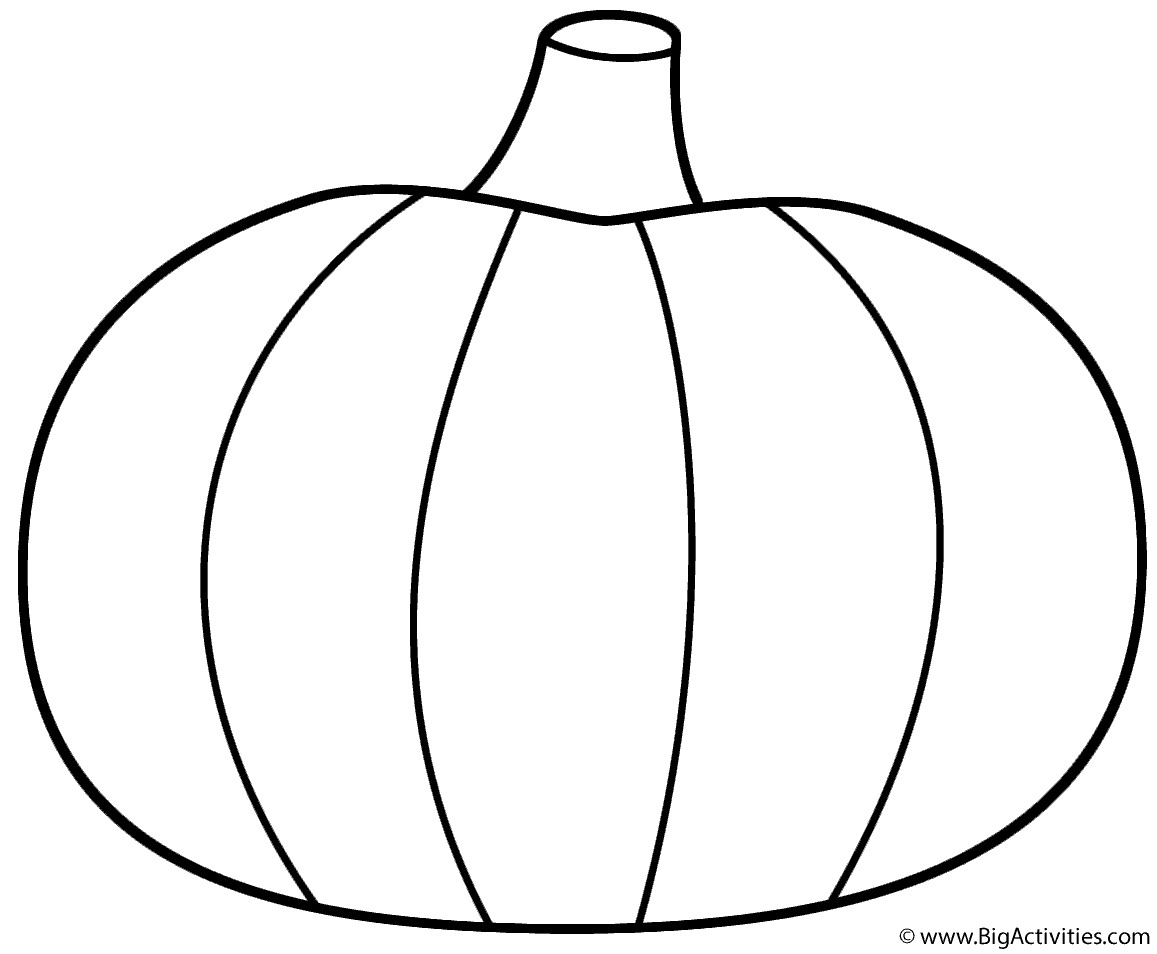 Pumpkin Printable Coloring Pages
 Pumpkin Coloring Page Thanksgiving