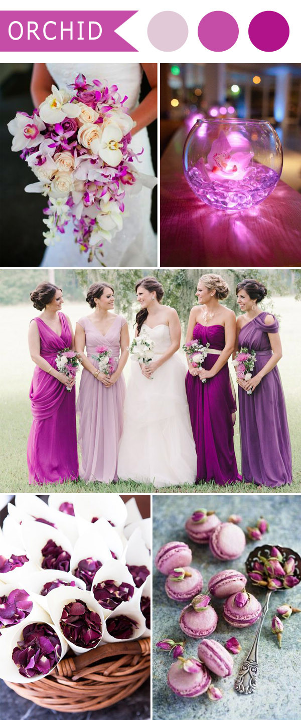 Purple And Blue Wedding Colors
 5 Different Shades Purple Wedding Colors