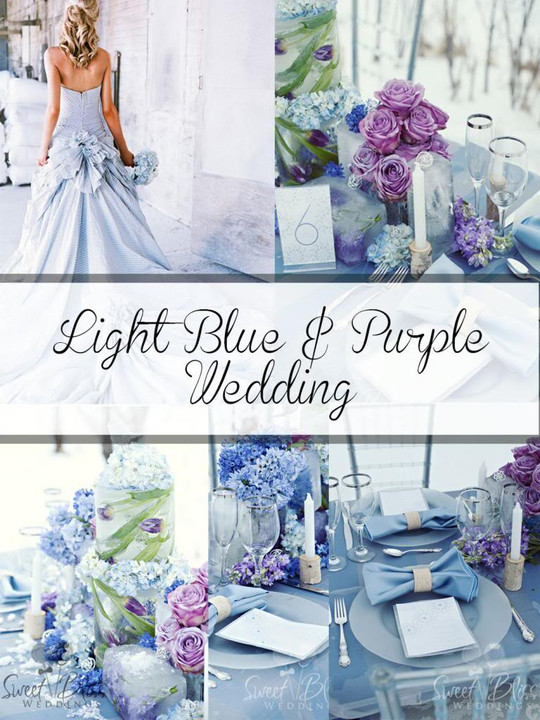 Purple And Blue Wedding Colors
 Lavender Wedding — The Knot munity