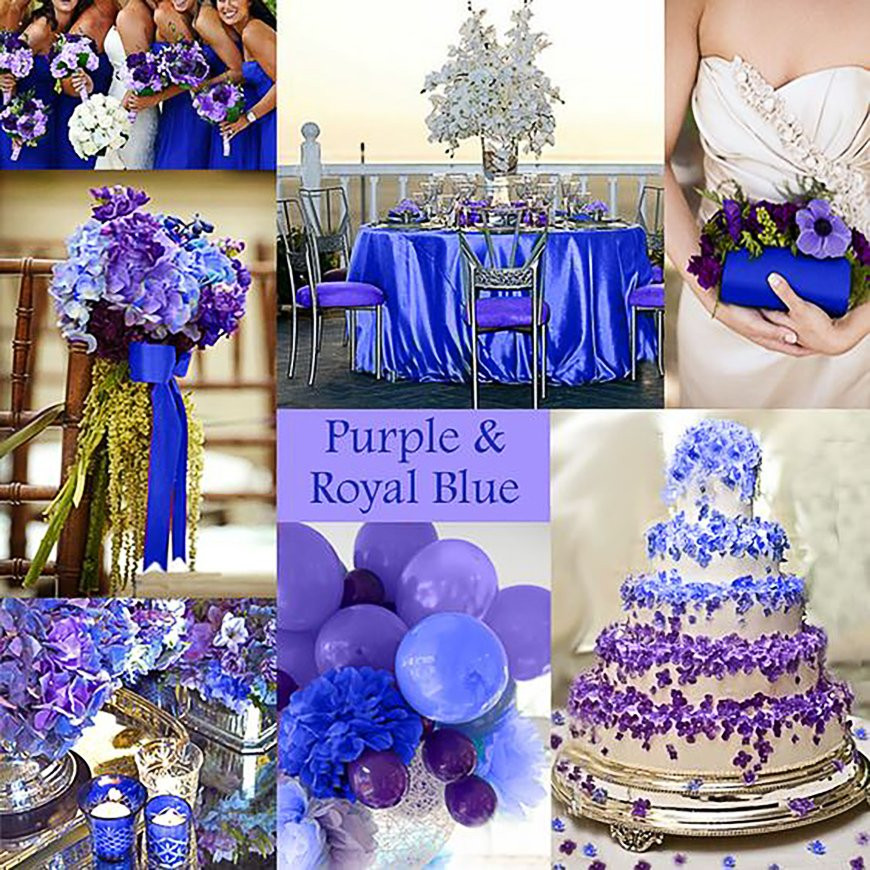 Purple And Blue Wedding Colors
 Blue and Purple Colour Scheme Wedding Ideas by Colour