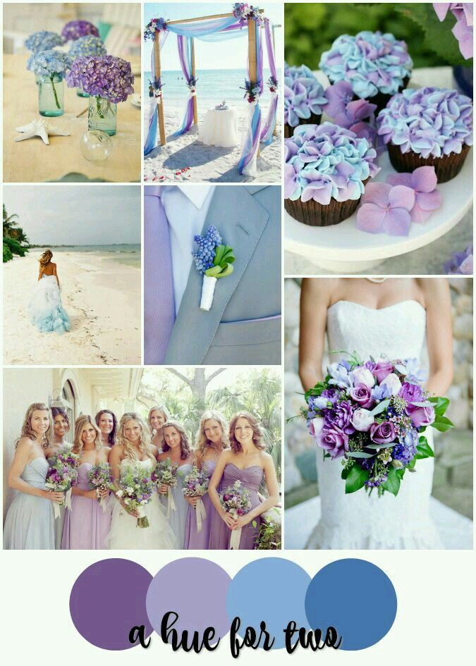 Purple And Blue Wedding Colors
 Pin by Shimei Botes on 《My Love Story》 in 2019