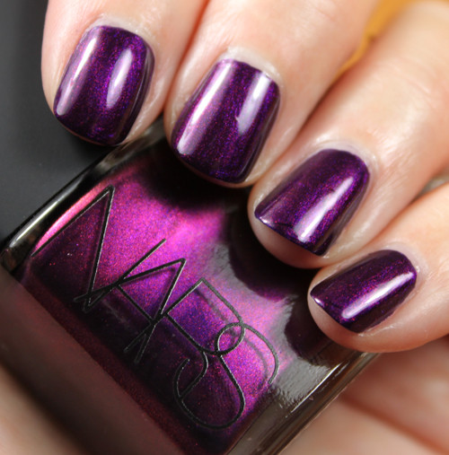 Purple Nail Colors
 NARS Purple Rain Nail Polish Swatches & Review
