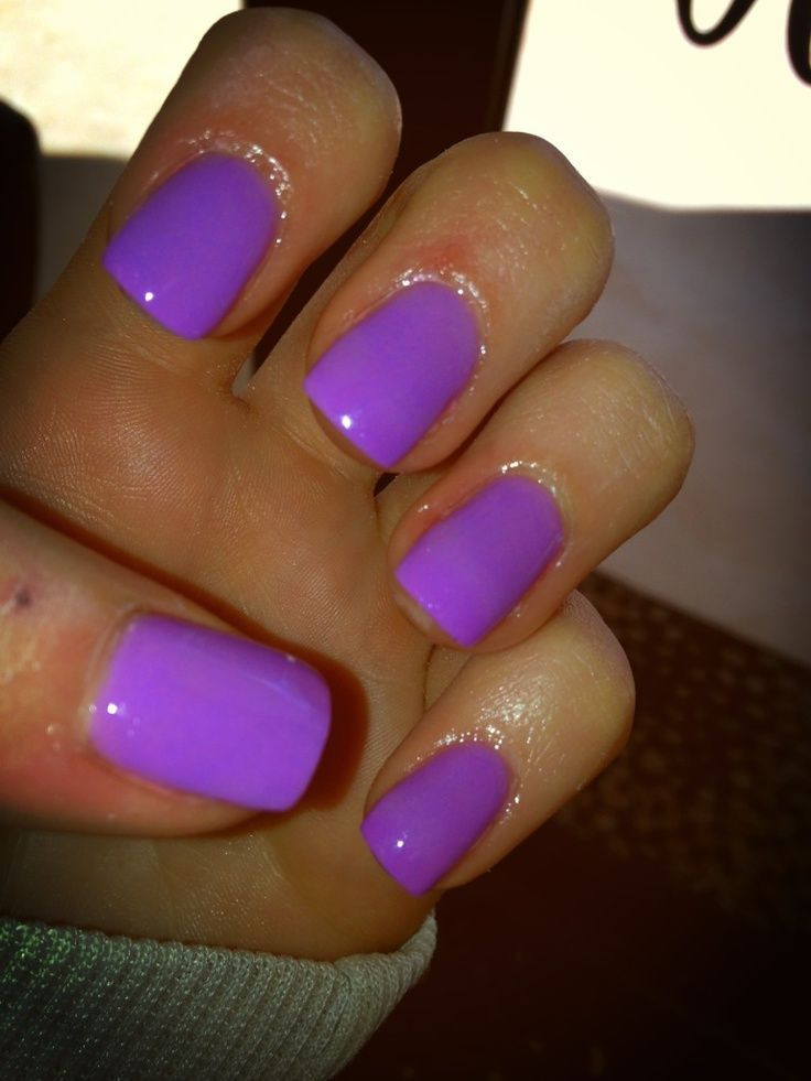 Purple Nail Colors
 Best 25 Neon purple nails ideas on Pinterest