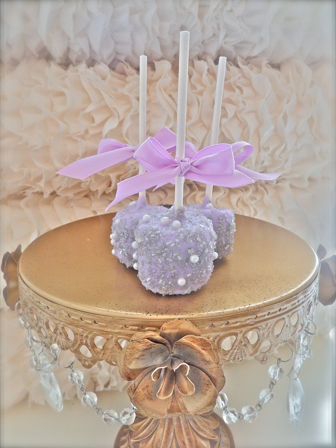 Purple Wedding Favors
 Edible Wedding Favors Silver and purple Chocolate Dipped