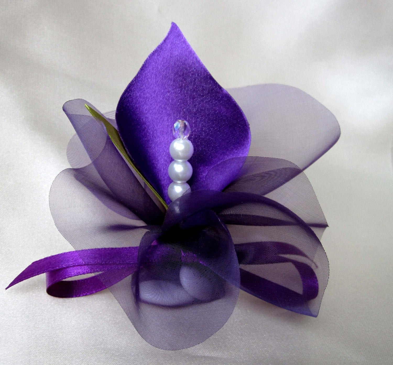 Purple Wedding Favors
 35 purple wedding favors calla lily crystal purple by adiart1
