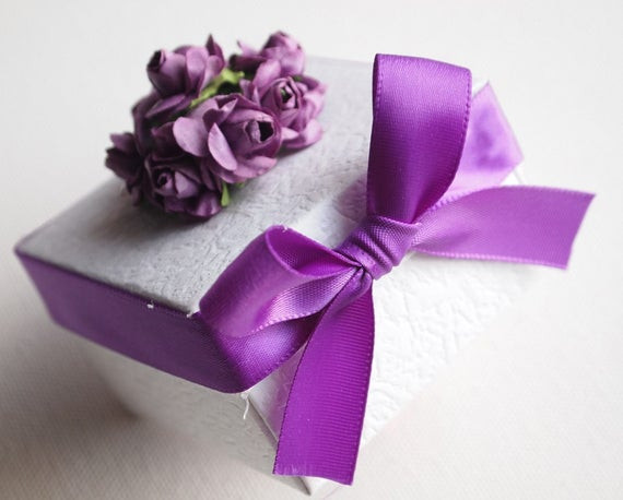 Purple Wedding Favors
 Items similar to Wedding Favors Purple Customized Favors