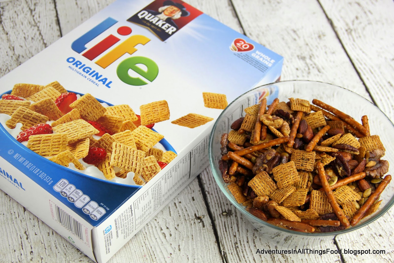 Quaker Oats Snack Mix
 Adventures in all things food Savory Rosemary Italian