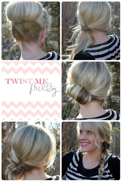 Quick And Easy Up Do Hairstyles
 18 Quick and Simple Updo Hairstyles for Medium Hair