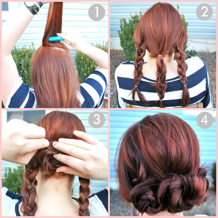 Quick And Easy Up Do Hairstyles
 the TUTORIAL QUICK & SIMPLE UPDO