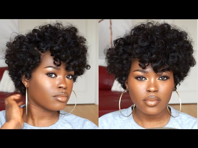 Quick Crochet Hairstyles
 How To Quick & Easy Tapered Curly Fro Look A Lacewig