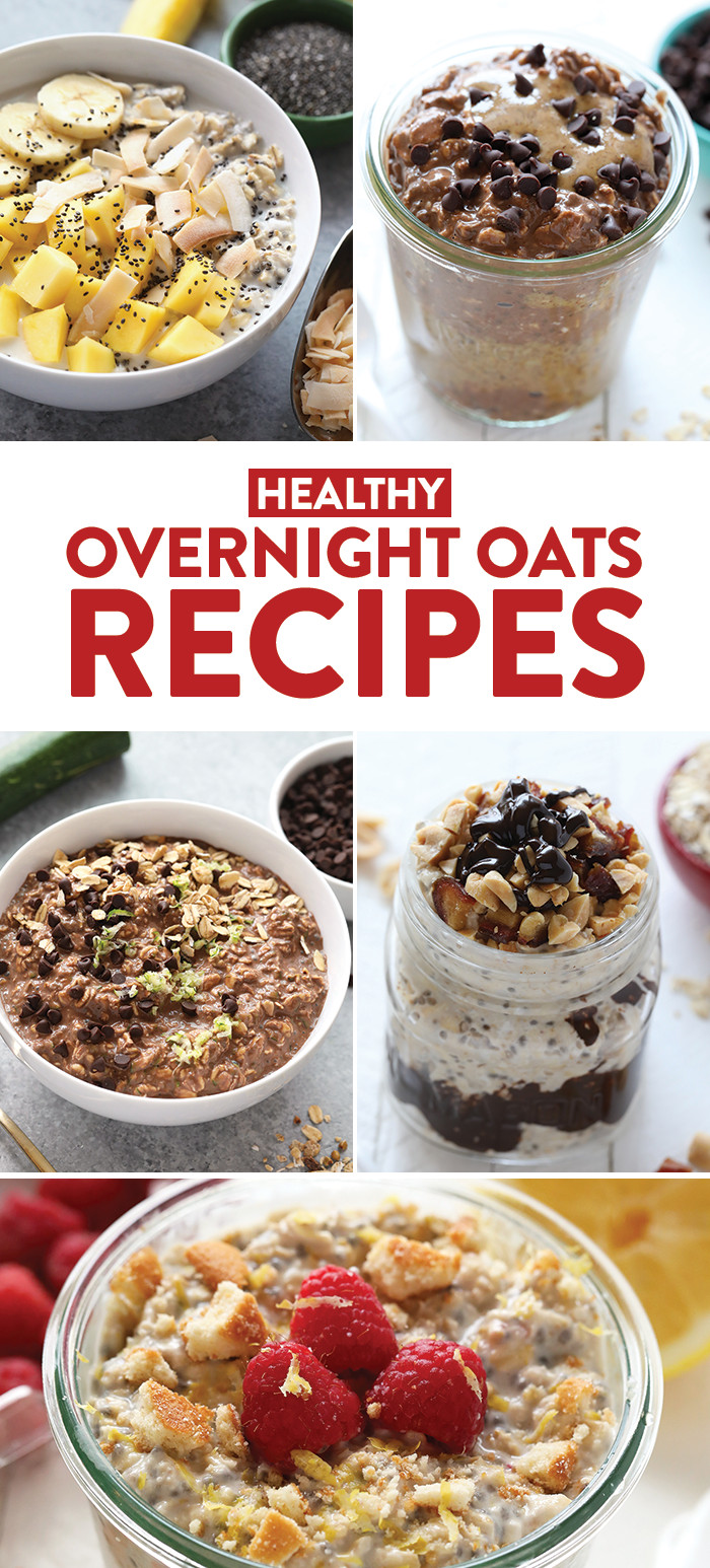 Quick Snacks With Oats
 5 Quick and Healthy Overnight Oat Recipes Video Fit