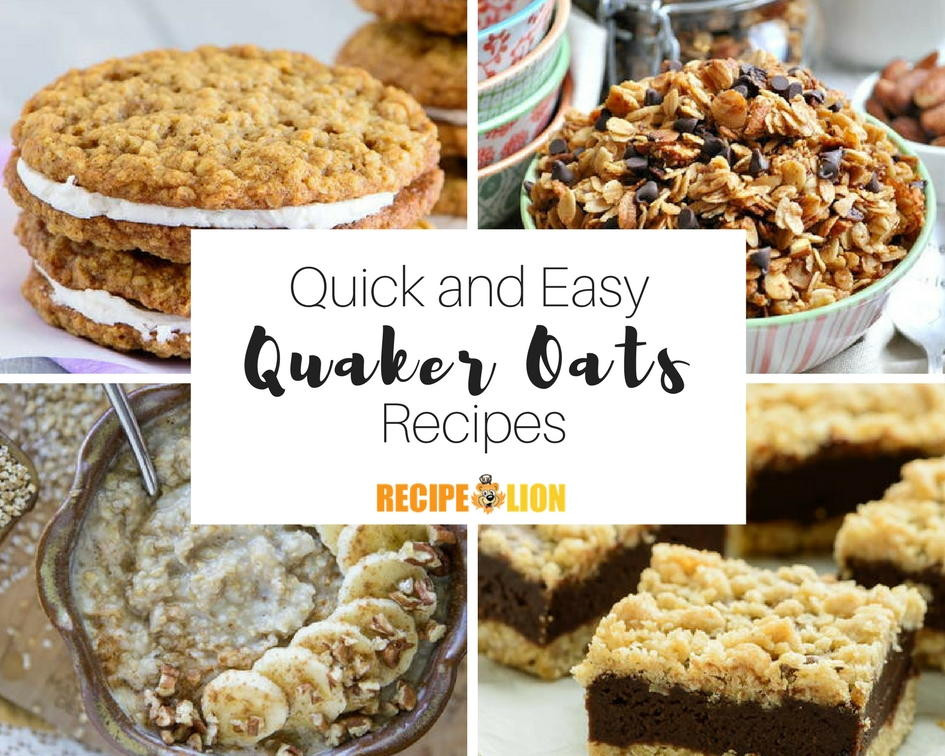 Quick Snacks With Oats
 18 Quick Easy Quaker Oats Recipes