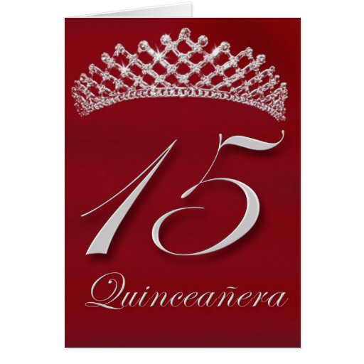 Quinceanera Birthday Wishes
 Quinceañera for the 15th birthday greeting card