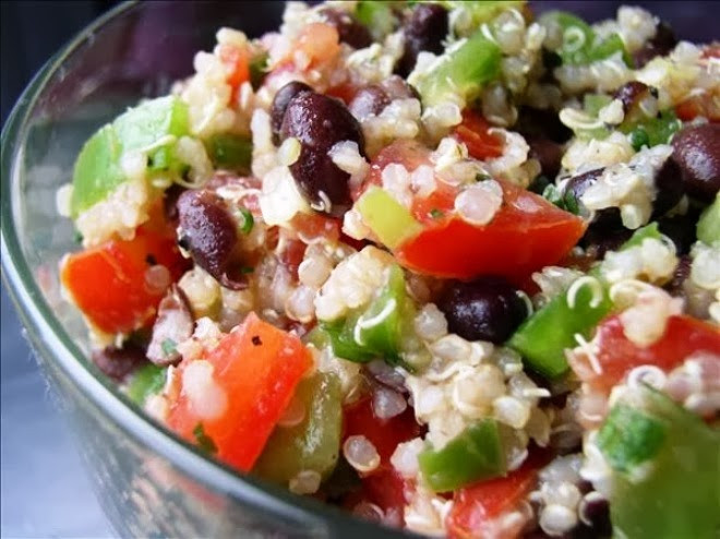 Quinoa Black Bean Salad
 The Bestest Recipes line Quinoa Black Bean Salad