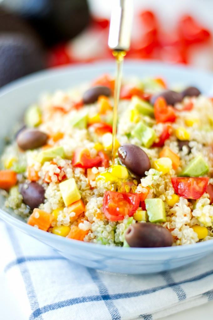 Quinoa Dishes Vegan
 Simple Vegan Quinoa Salad