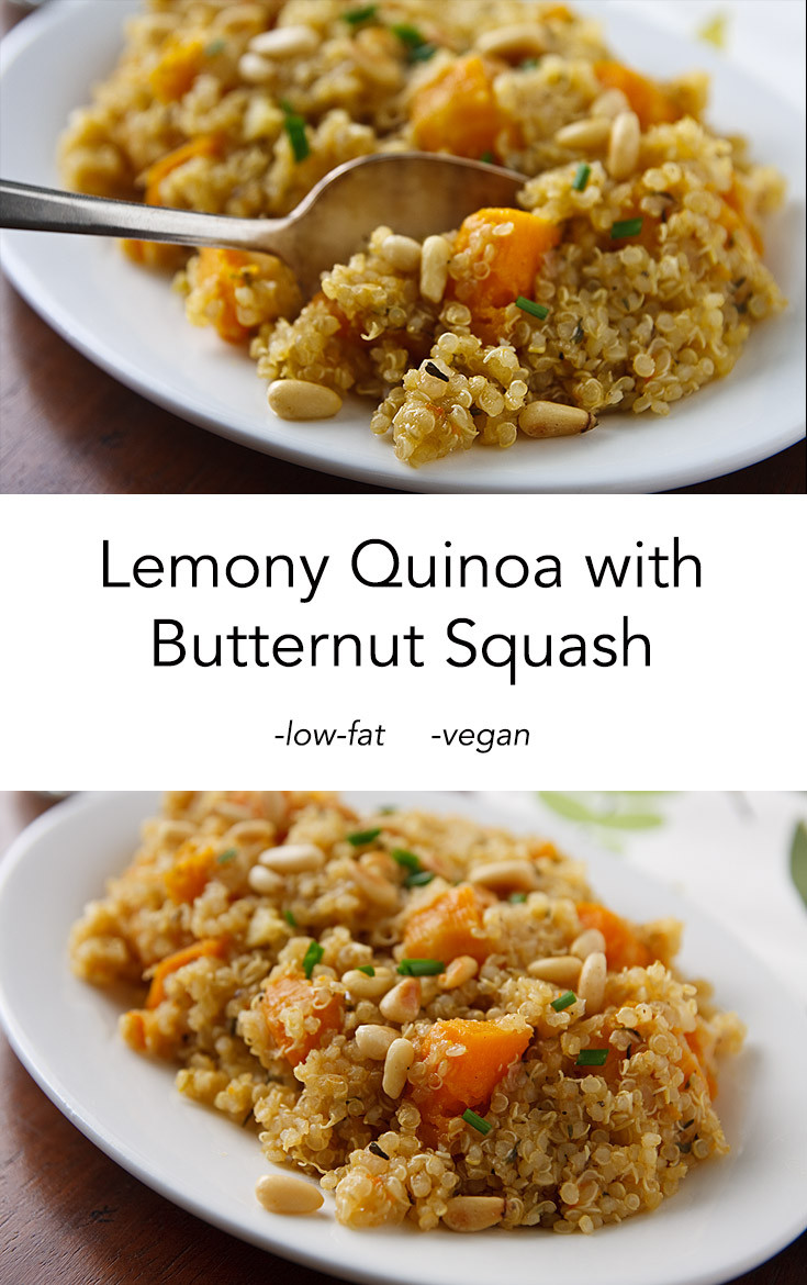 Quinoa Dishes Vegan
 Lemony Quinoa with Butternut Squash Recipe