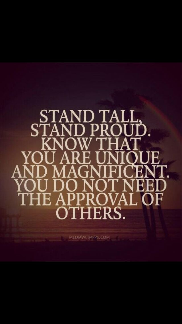 Quote About Inspirational People
 Inspirational Quotes Standing Tall QuotesGram