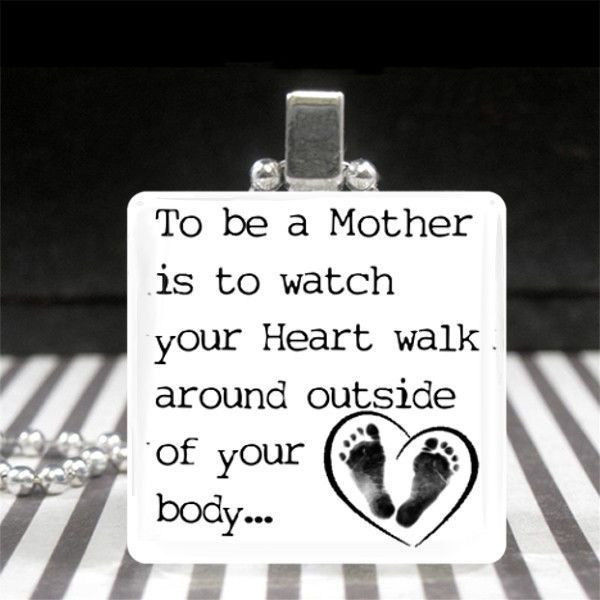 Quote For New Mother
 Mothers Day Jewelry Motherhood Quote Necklace New Mom Gift