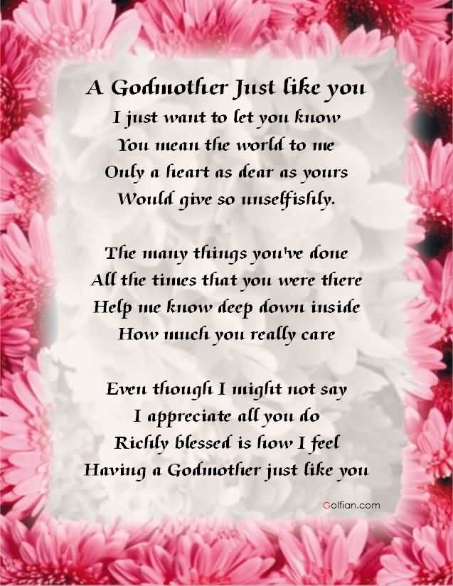 Quotes About Being A Godmother
 58 Best Godmother Quotes Sayings &