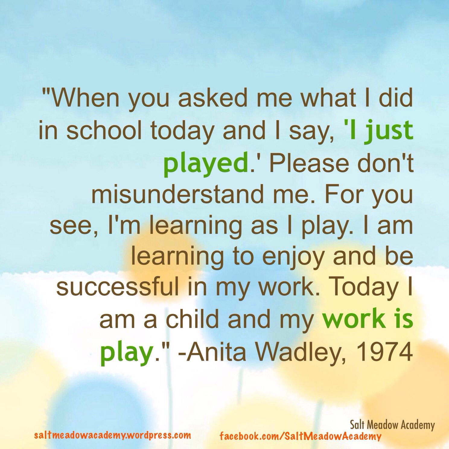 Quotes About Early Childhood Education
 Play quote