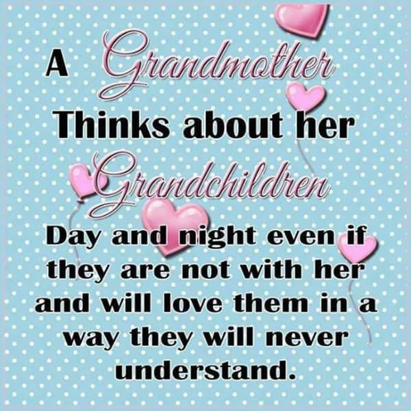 Quotes About Grandmothers Love
 A Grandmother Thinks About Her Grandchildren Day And Night